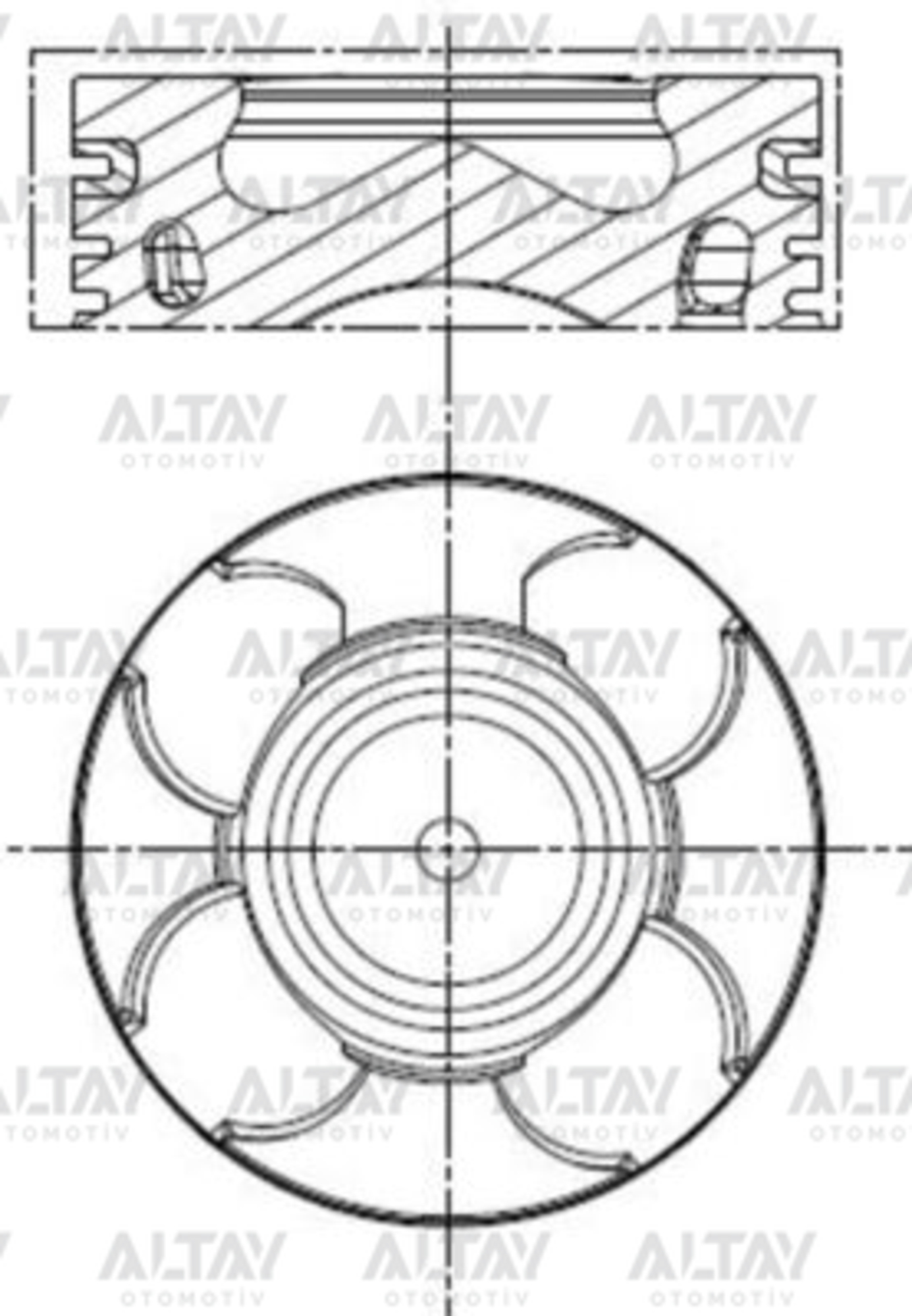 Fiat Linea Piston Segman Segmanlı OEM 8770789080100G Fiat Linea Piston Segman Segmanlı OEM 8770789080100G
